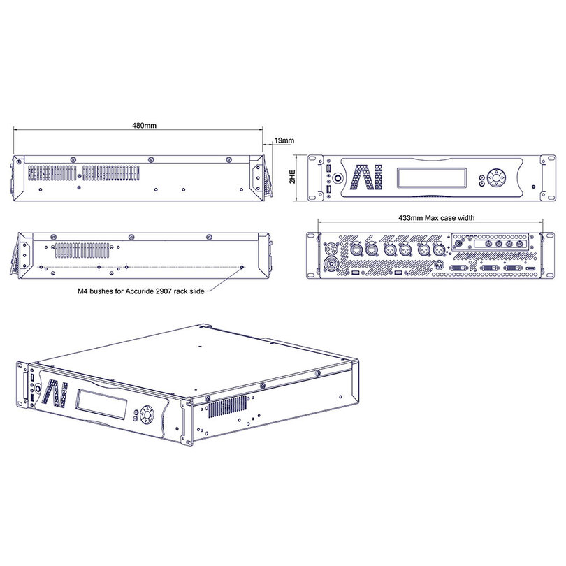 Avolites AI Q3 Core server 31-31-0301 - 3