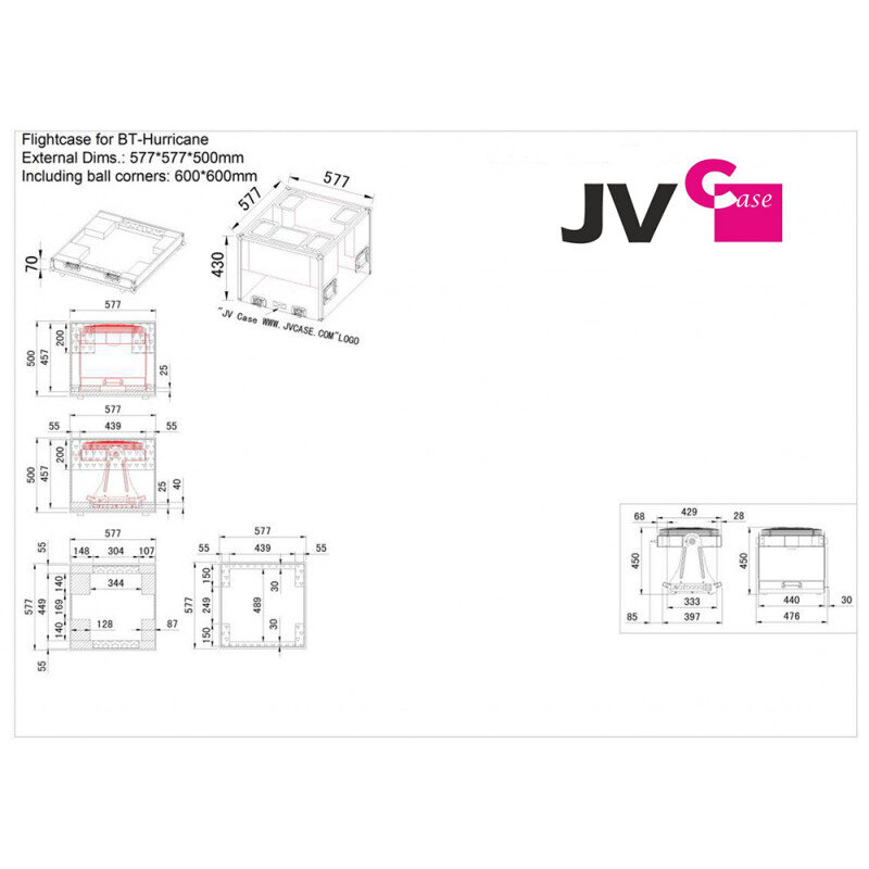 JB Systems CASE B03277  B03277 - 2
