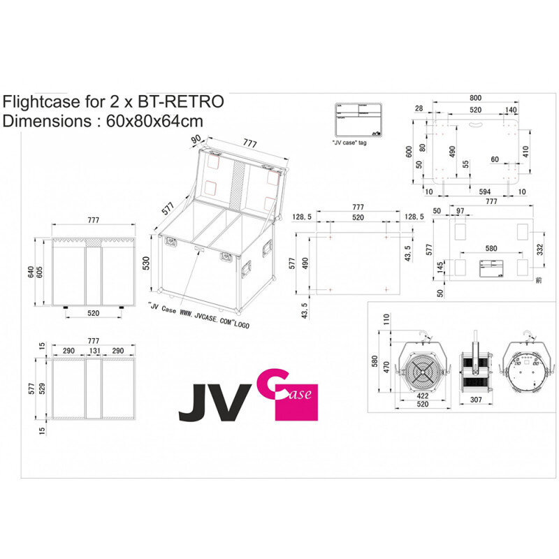 JB Systems CASE B03289  B03289 - 2