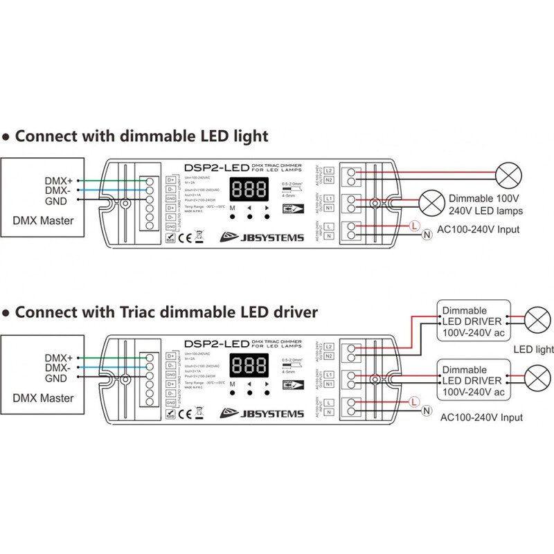 JB Systems DSP2-LED  B04662 - 2