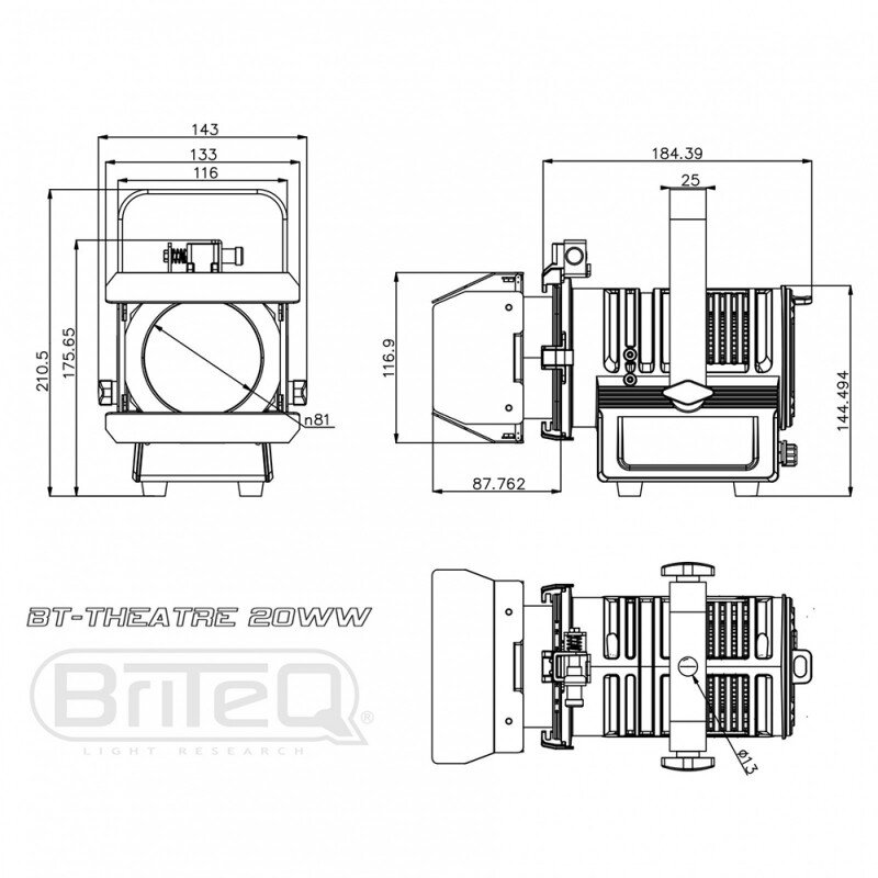 Briteq BT-THEATRE 20 W W (BLACK)  B06028 - 6