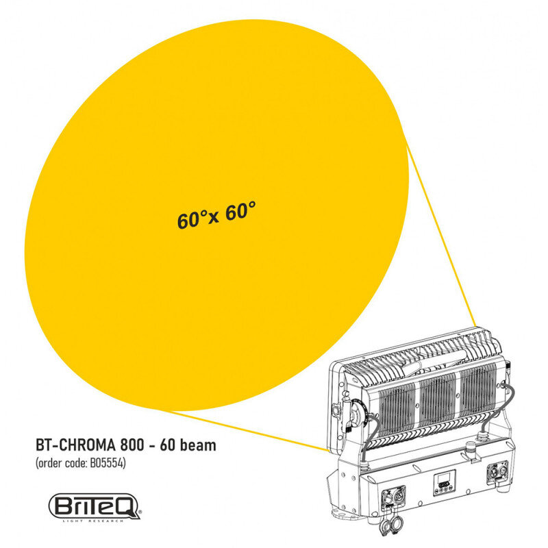 Briteq BT-CHROMA 800 - 60° beam  B05554 - 1