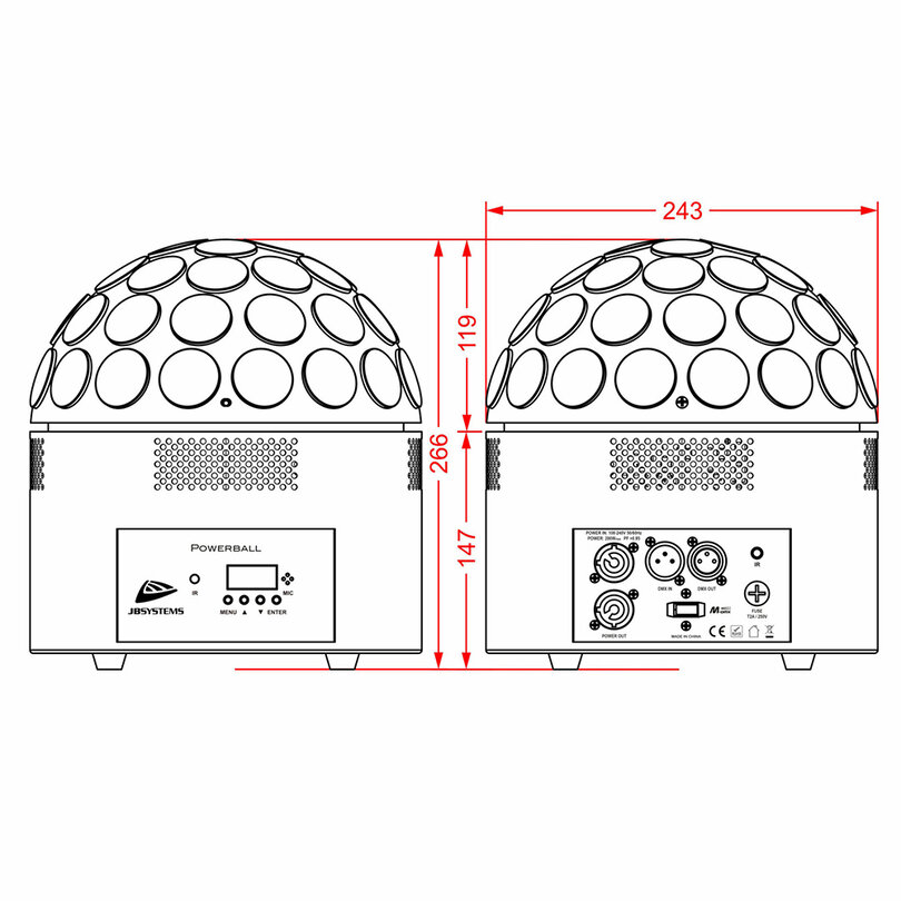 JB Systems POWERBALL COLOR B06229 - 7