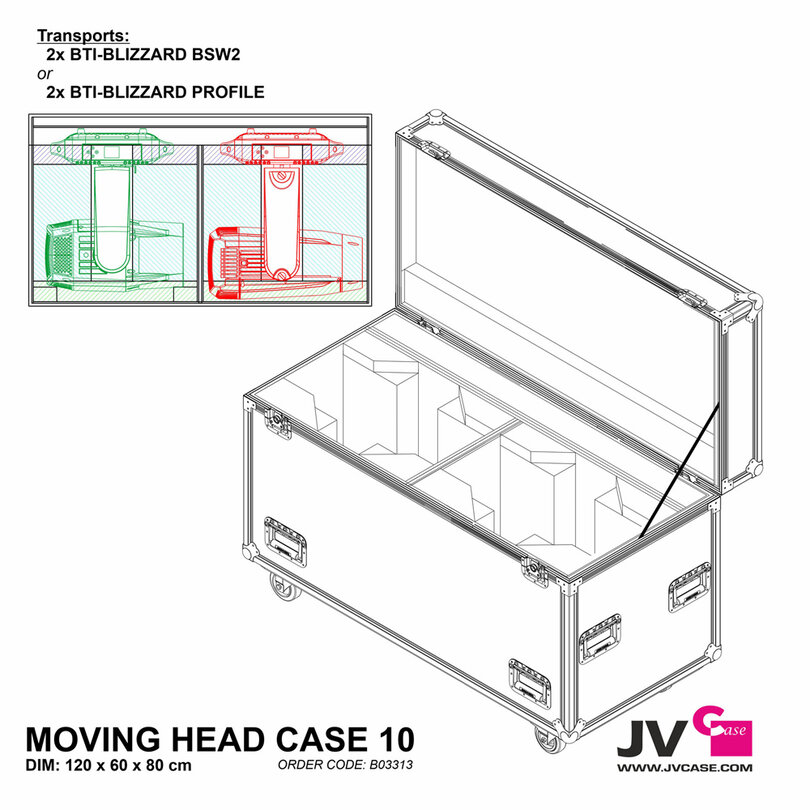 JV Case MOVING HEAD CASE 10 B03313 - 5
