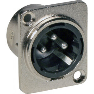 Hilec XLR male CHASSIS D-SIZE  B01305