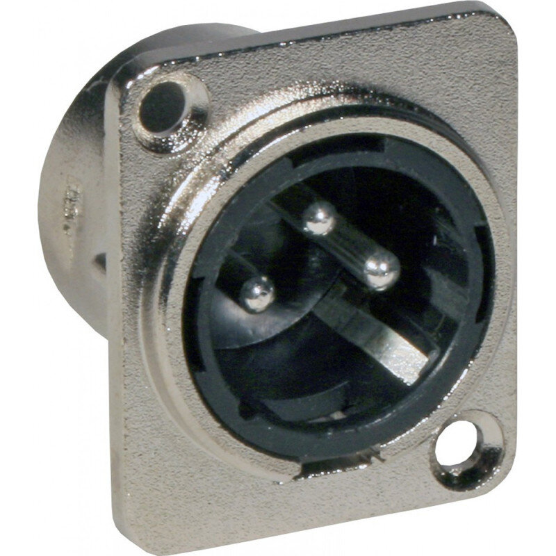 Hilec XLR male CHASSIS D-SIZE  B01305