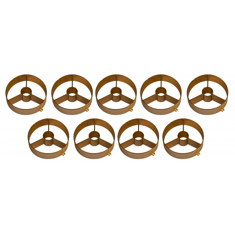 Briteq BT-NONABEAM set 9 louvers GOLD  B05514