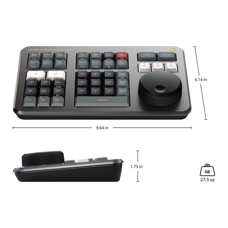 Blackmagic Design DaVinci Resolve Speed Editor DV/RES/BBPNLMLE1 - 1