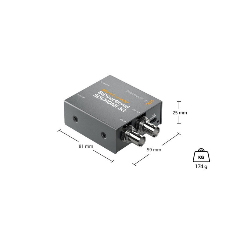 Blackmagic Design Micro Converter BiDirect SDI/HDMI 3G PSU CONVBDC/SDI/HDM1 - 1