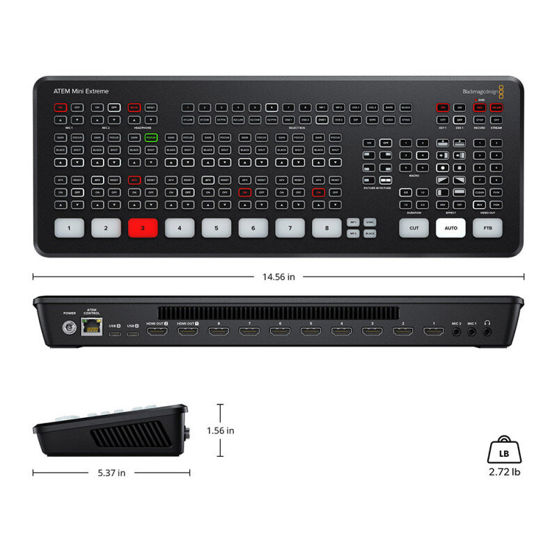 Blackmagic Design ATEM Mini Extreme SWATEMMINICEXT - 3