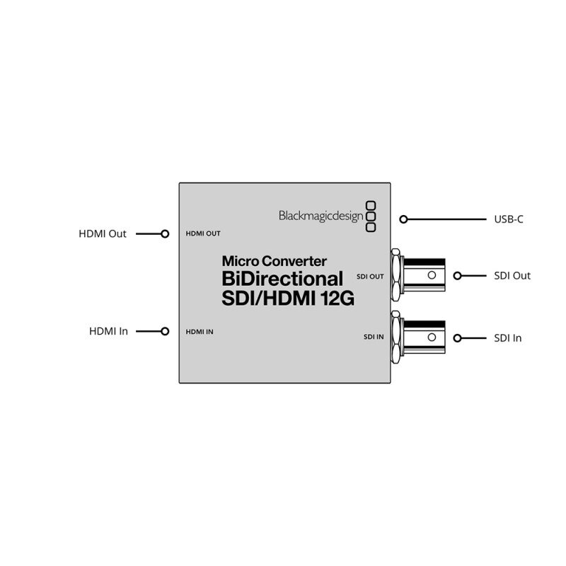 Blackmagic Design Micro Converter BiDirect SDI/HDMI 12G PSU CONVBDC/SDI/HDM3 - 2
