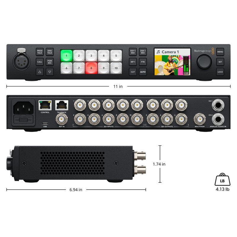 Blackmagic Design ATEM 1 M/E Constellation HD SWATEMSCN2/1ME1/HD - 4