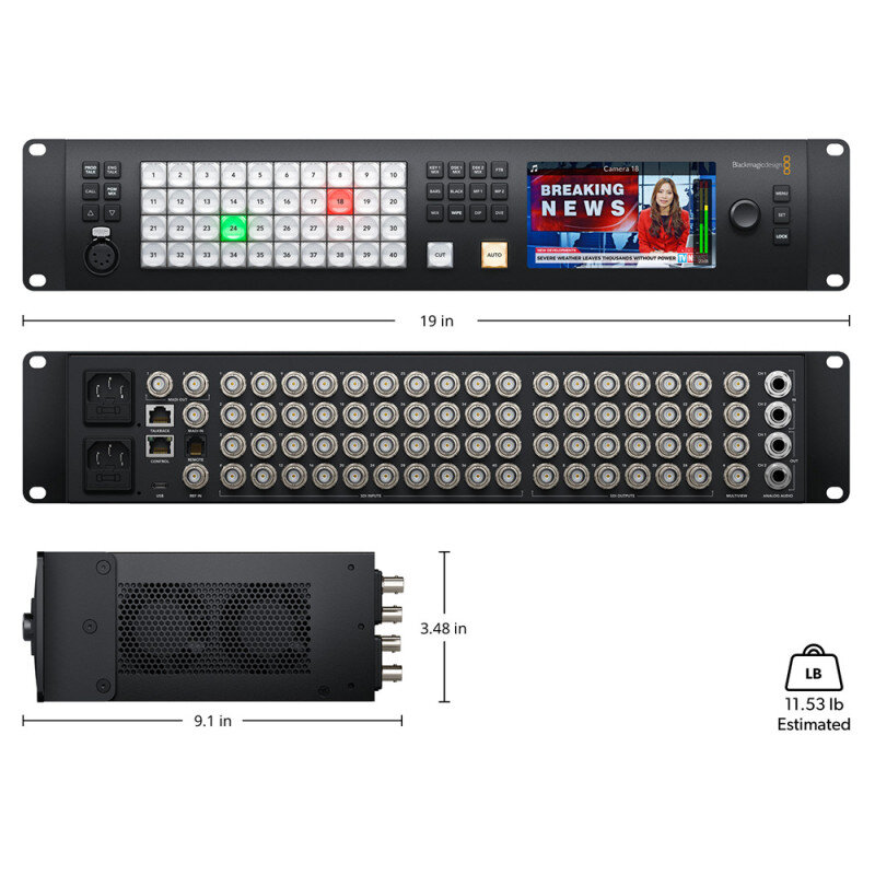 Blackmagic Design ATEM 4 M/E Constellation HD SWATEMSCN2/1ME4/HD - 4