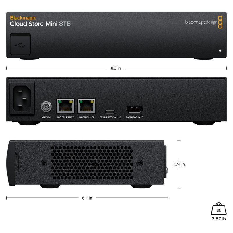 Blackmagic Design Blackmagic Cloud Store Mini 8TB DWCLDE/CLDMINI08 - 4