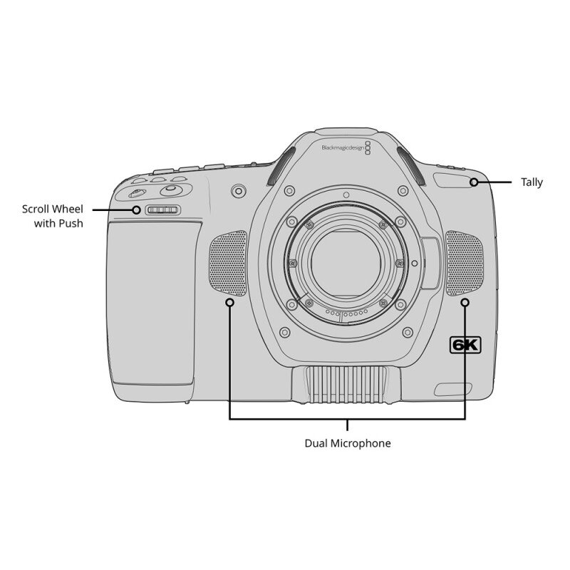 Blackmagic Design Blackmagic Pocket Cinema Camera 6K G2 CINECAMPOCHDEF6K2 - 4