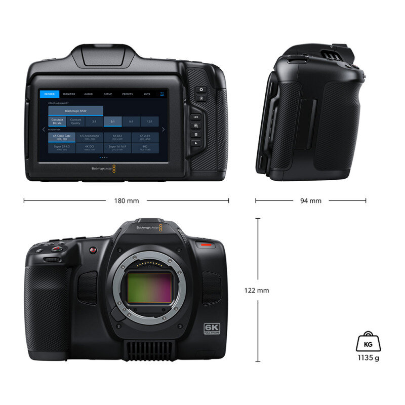 Blackmagic Design Blackmagic Cinema Camera 6K CINECAM60KLFL - 12