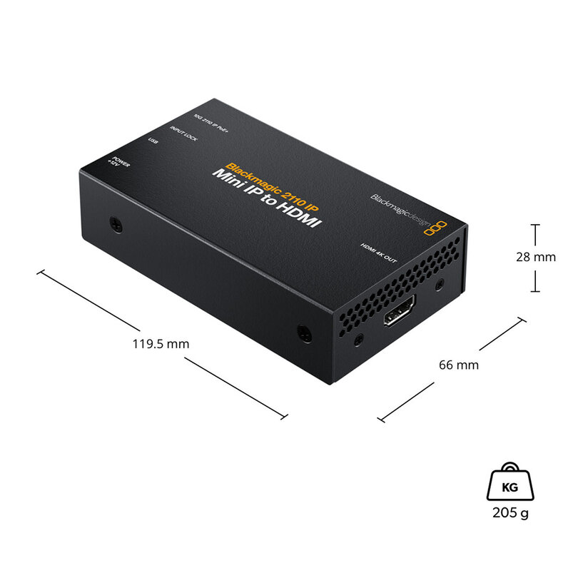 Blackmagic Design Blackmagic 2110 IP Mini IP to HDMI CONVNVIPE/IP/HDMI - 4