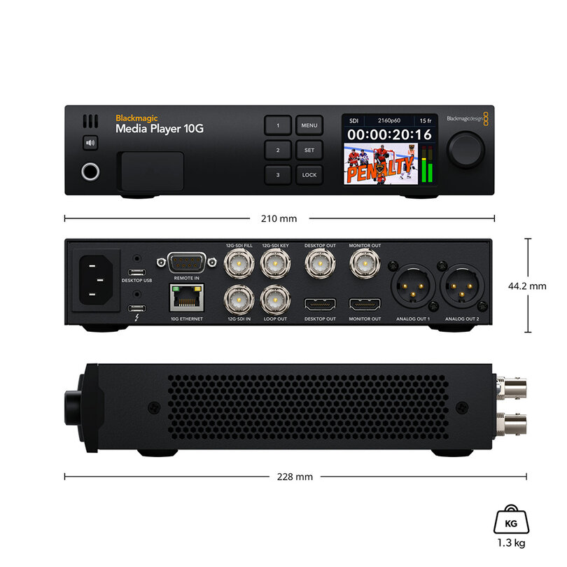 Blackmagic Design Blackmagic Media Player 10G BDLKULSTMP010G - 4