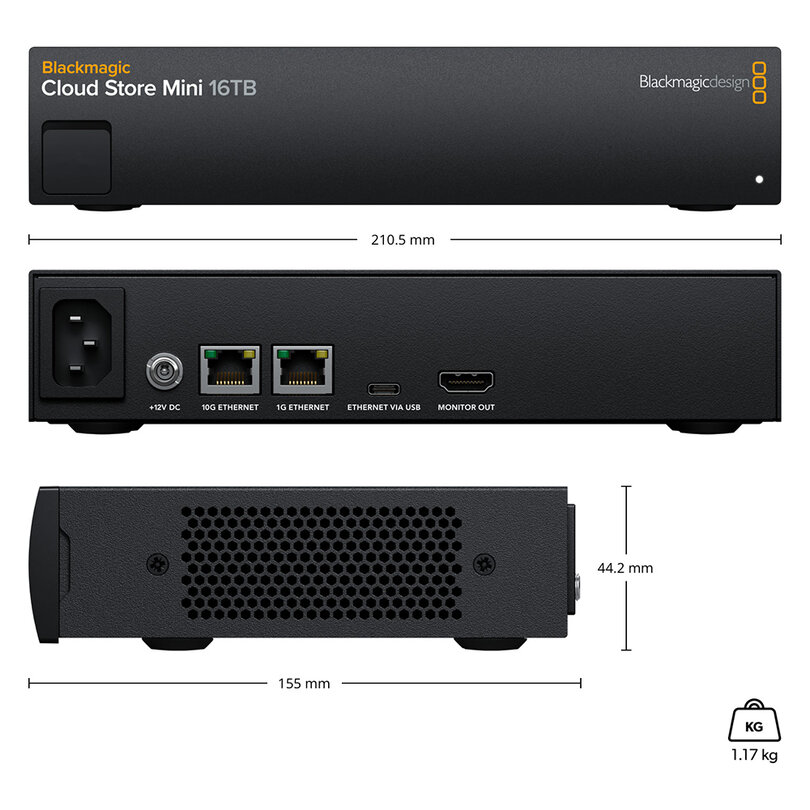 Blackmagic Design Blackmagic Cloud Store Mini 16TB DWCLDE/CLDMINI16 - 4