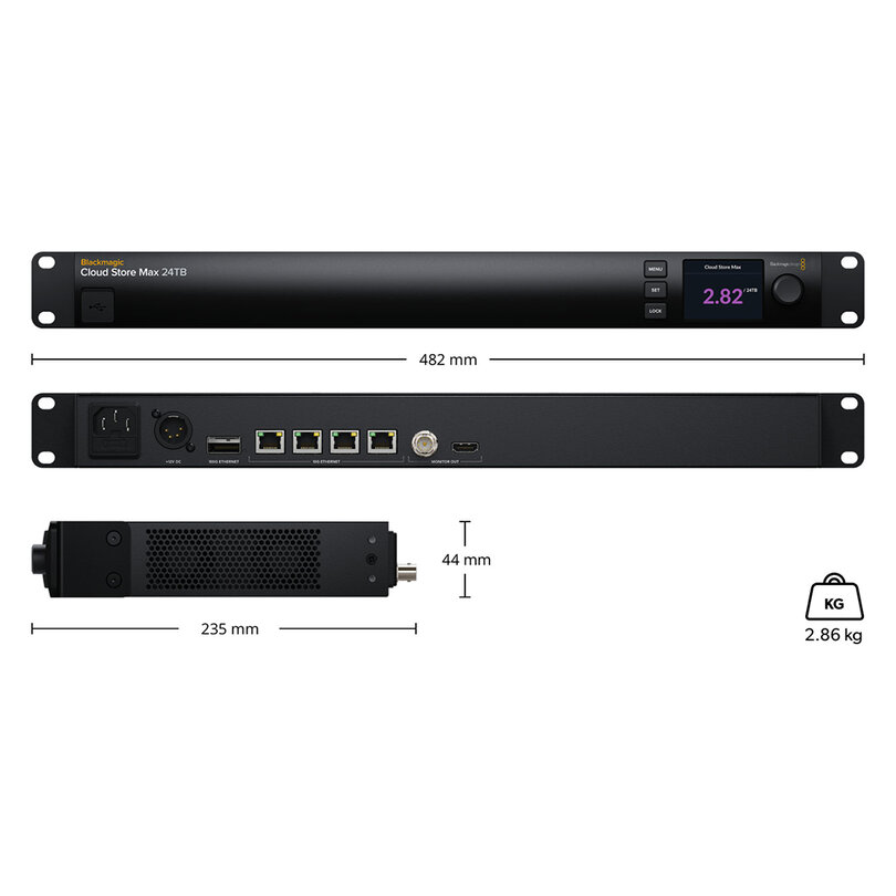 Blackmagic Design Blackmagic Cloud Store Max 24TB DWCLDF/CLDMAX24 - 4