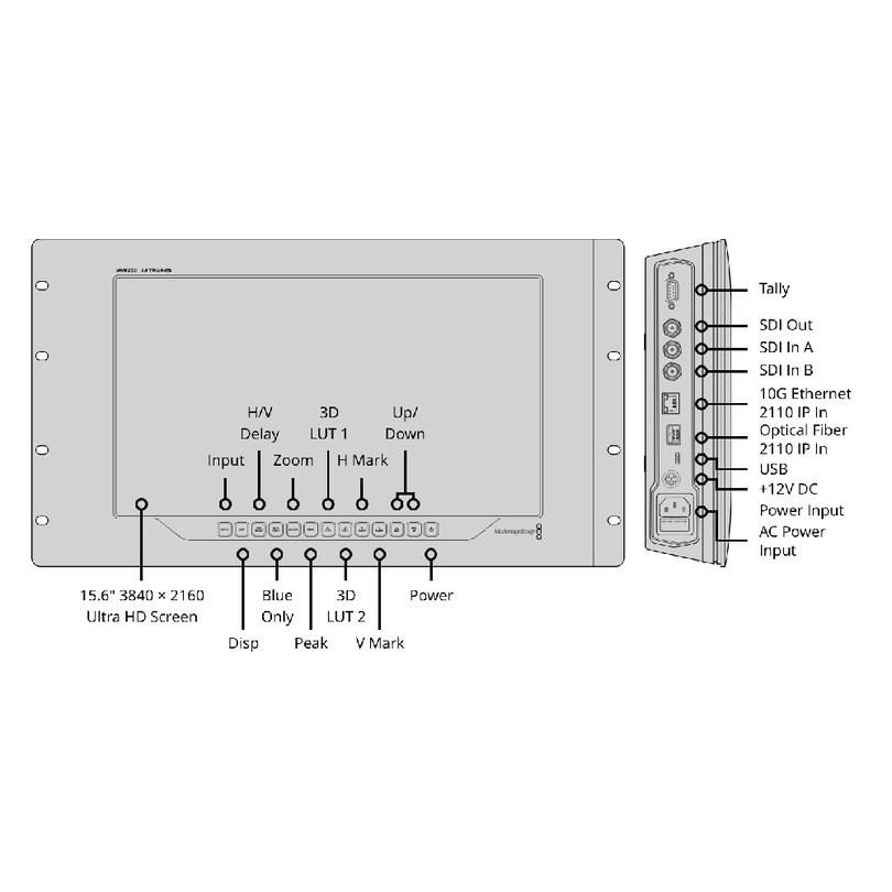 Blackmagic Design SmartView 4K G3 HDL-SMTV4K12G3 - 4