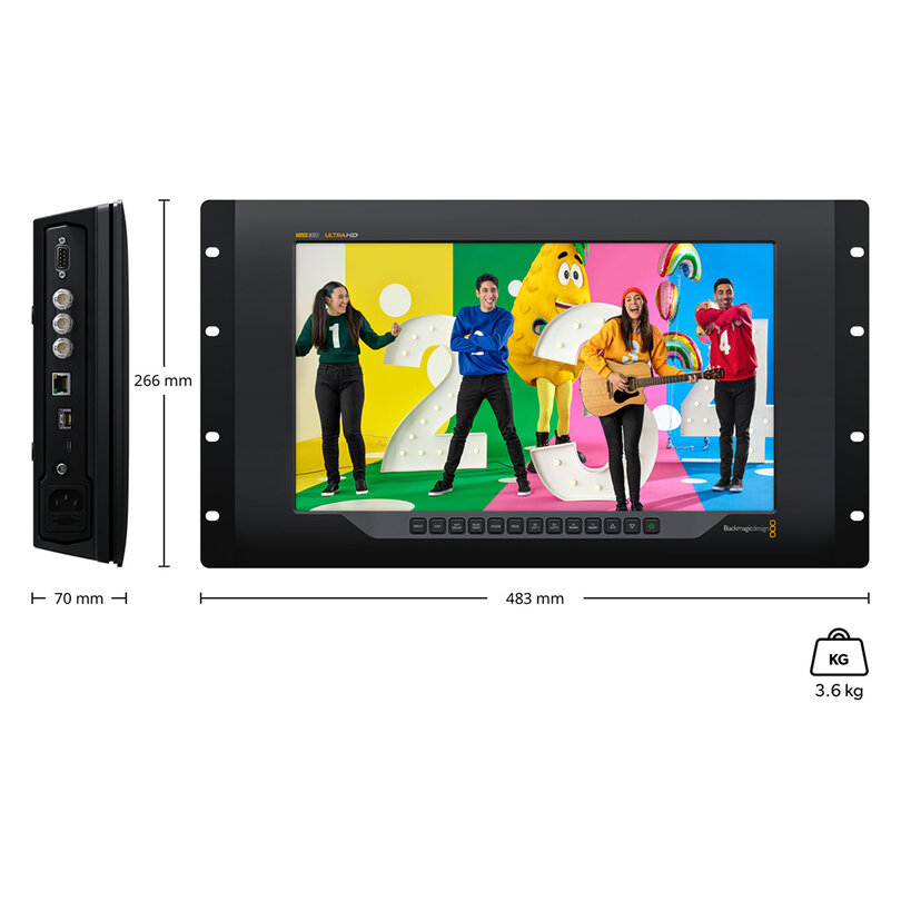 Blackmagic Design SmartView 4K G3 HDL-SMTV4K12G3 - 5