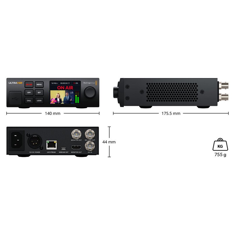 Blackmagic Design Blackmagic Streaming Encoder 4K BDLKWEB/D/SED4K - 4