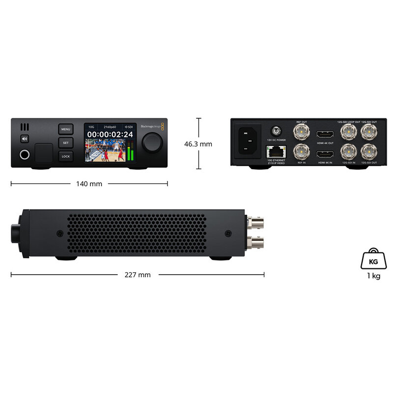 Blackmagic Design Blackmagic 2110 IP UpDownCross 12G CONVNVIPJ/STD/12G - 4