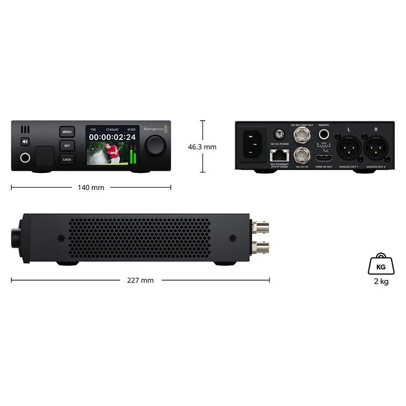 Blackmagic Design Blackmagic 2110 IP SDI to HDMI 12G CONVNVIPM/12G/HDMI02 - 4