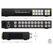 Blackmagic Design Blackmagic Videohub Mini 8x4 12G VHUBSMTK12G0804 - 4