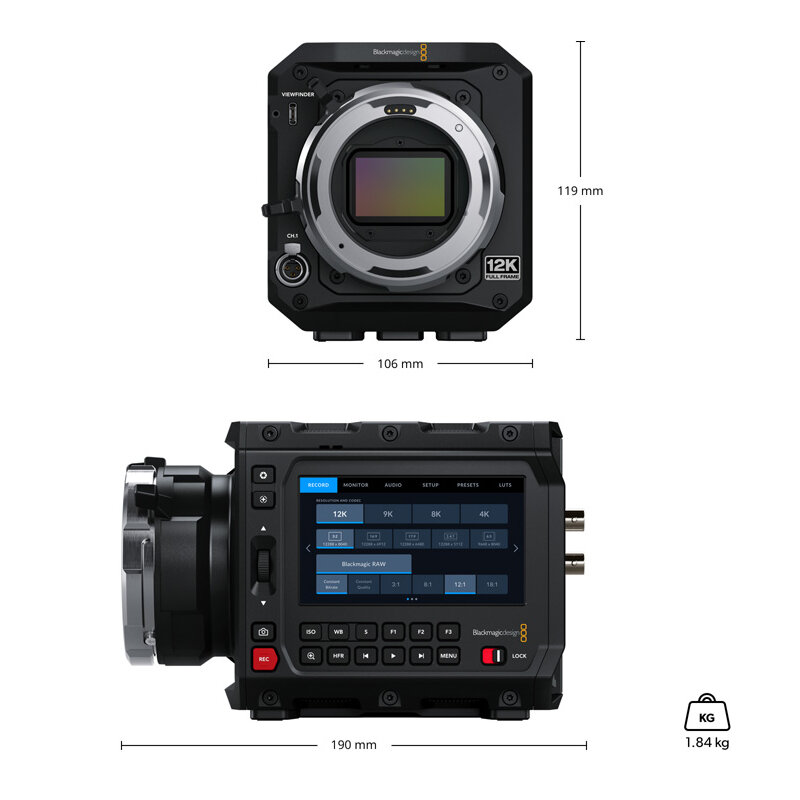 Blackmagic Design Blackmagic PYXIS 12K PL CINECAMCPYXO12LFPL - 5