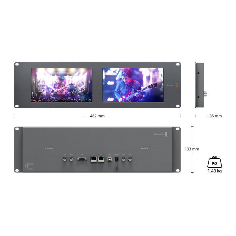 Blackmagic Design SmartScope Duo 4K 2 HDL-SMTWSCOPEDUO - 4