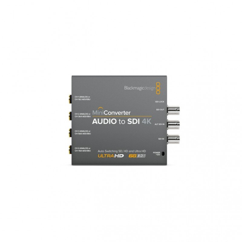 Blackmagic Design Mini Converter - Audio to SDI 4K CONVMCAUDS4K