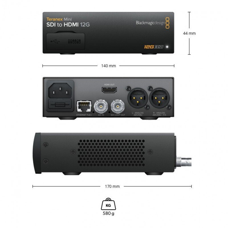 Blackmagic Design Teranex Mini - SDI to HDMI 12G CONVNTRM/AA/SDIH - 1