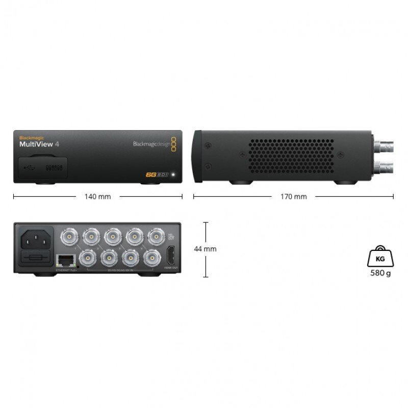 Blackmagic Design Blackmagic MultiView 4 HDL-MULTIP6G/04 - 1