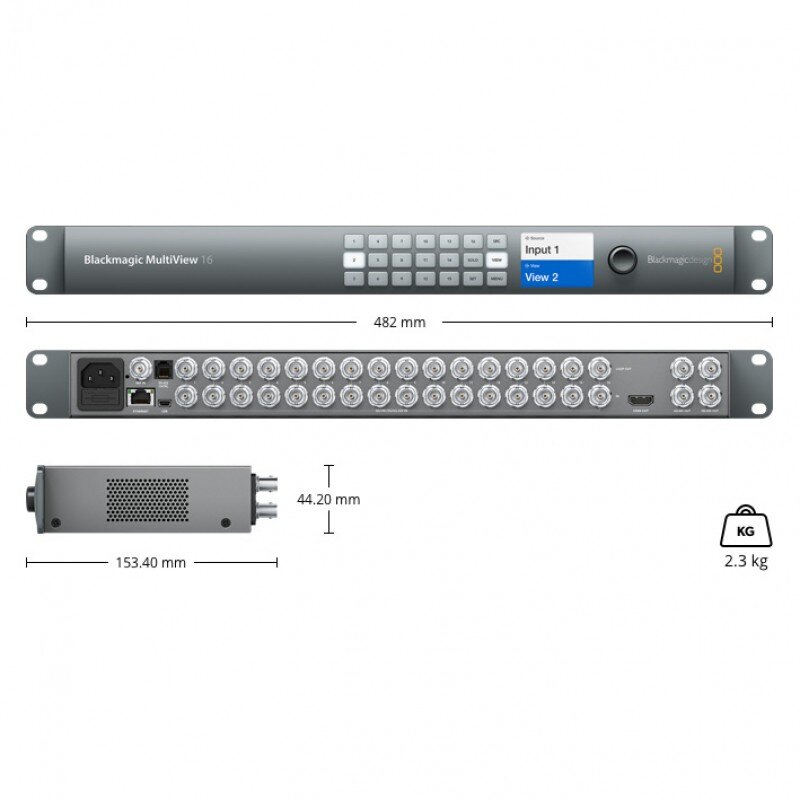 Blackmagic Design Blackmagic MultiView 16 HDL-MULTIP6G/16 - 1