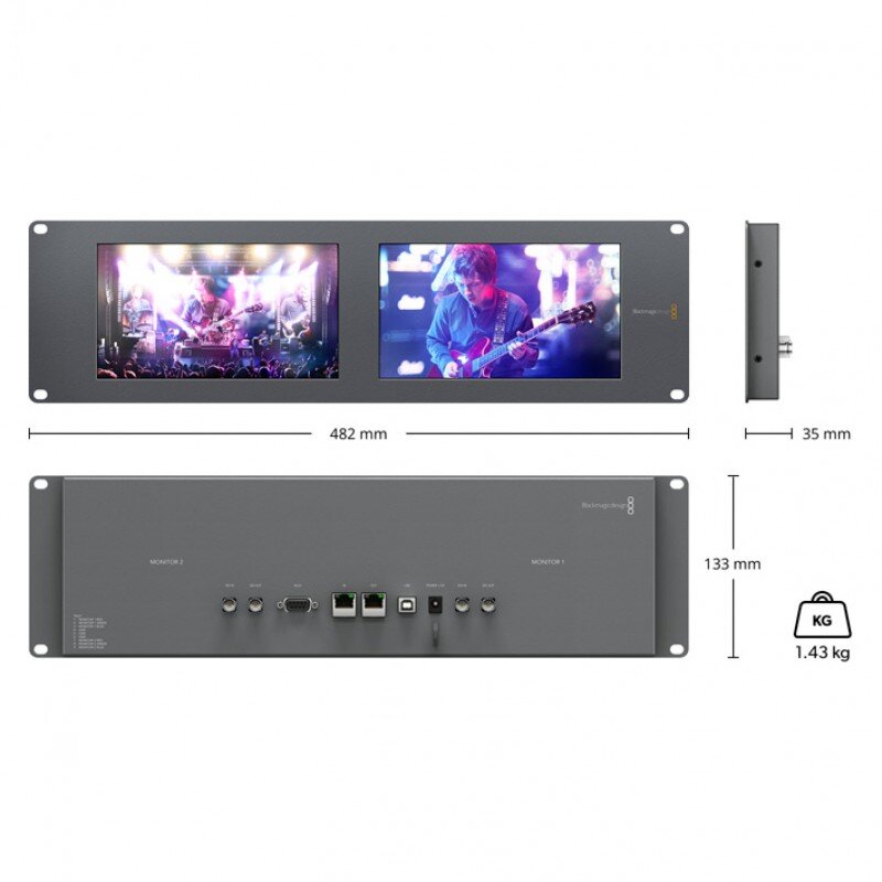 Blackmagic Design SmartView Duo 2 HDL-SMTVDUO2 - 1