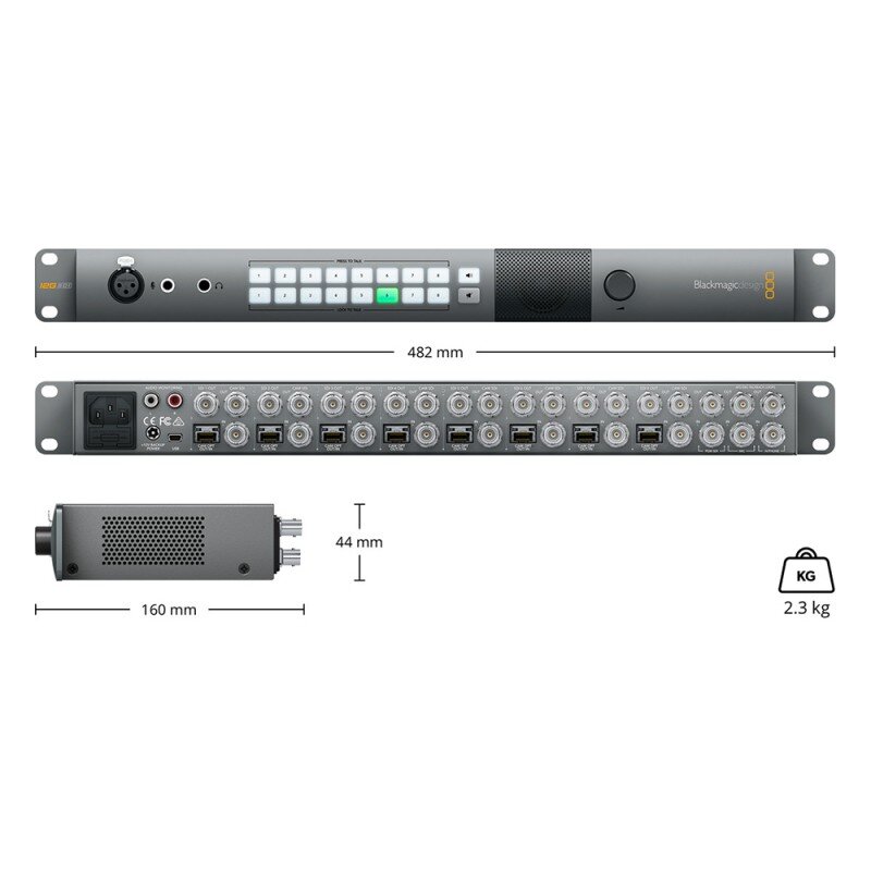 Blackmagic Design ATEM Talkback Converter 4K SWRCONVRCKT4K8 - 1