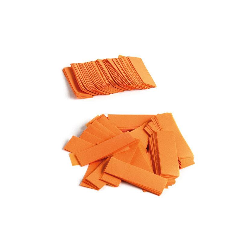 The Confetti Maker Slow-fall confetti rectangles - Orange CON01OR - 1