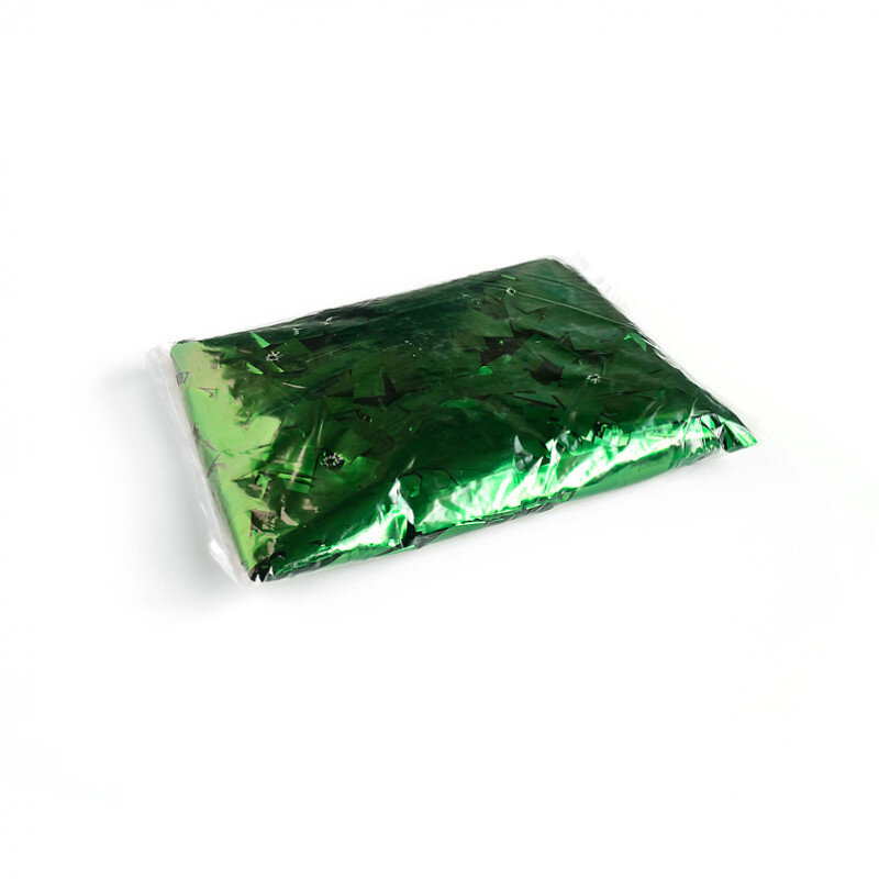 The Confetti Maker Slow-fall metallic confetti rectangles - Green CON10DG - 1