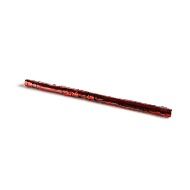 The Confetti Maker Metallic Streamer 10 m x 1,5 cm - Red STR06RD - 1