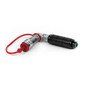 The Confetti Maker CO2 Bottle to hose 90 degrees quick connector 1115