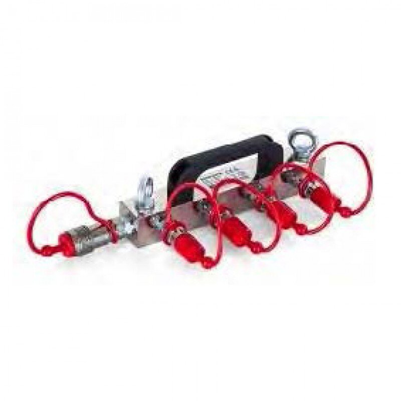 The Confetti Maker CO2 Distribution Block (4x3/8 in and 1x3/8 out) 1159