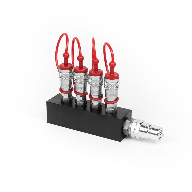 The Confetti Maker CO2 Distribution Block (4x3/8 out and 1x3/4 in) 1155