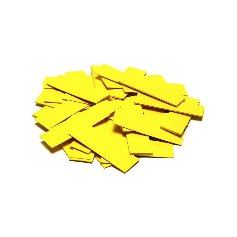 The Confetti Maker Slow-fall confetti rectangles - Yellow CON01YL