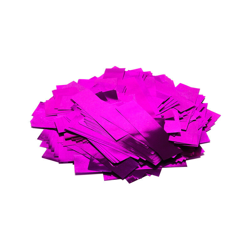 The Confetti Maker Slow-fall metallic confetti rectangles - Pink CON10PK