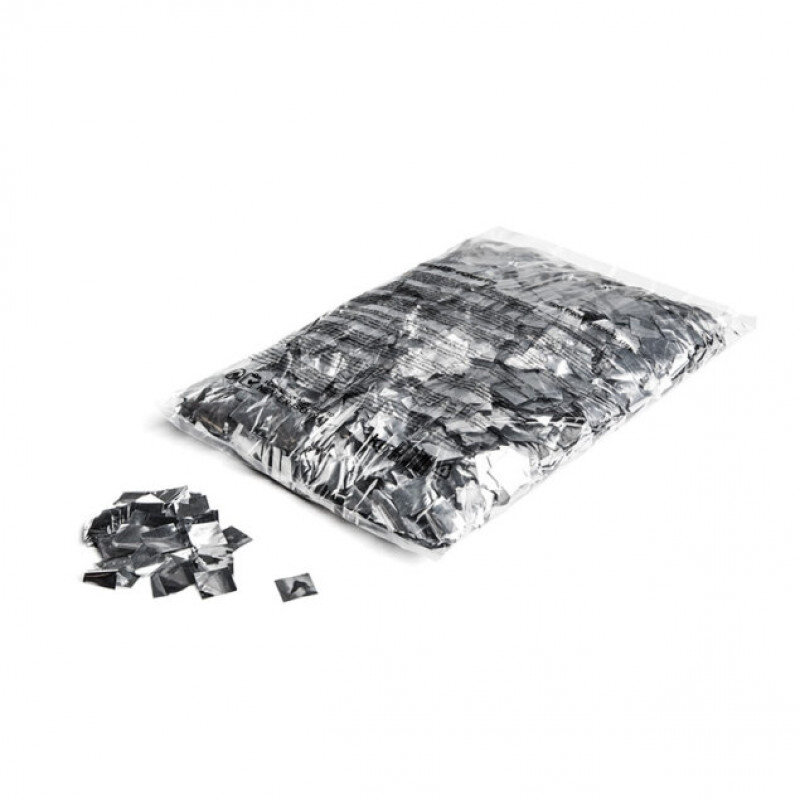 The Confetti Maker Metallic confetti squares - Silver CON11SL