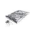 The Confetti Maker Metallic confetti raindrops - Silver CON12SL