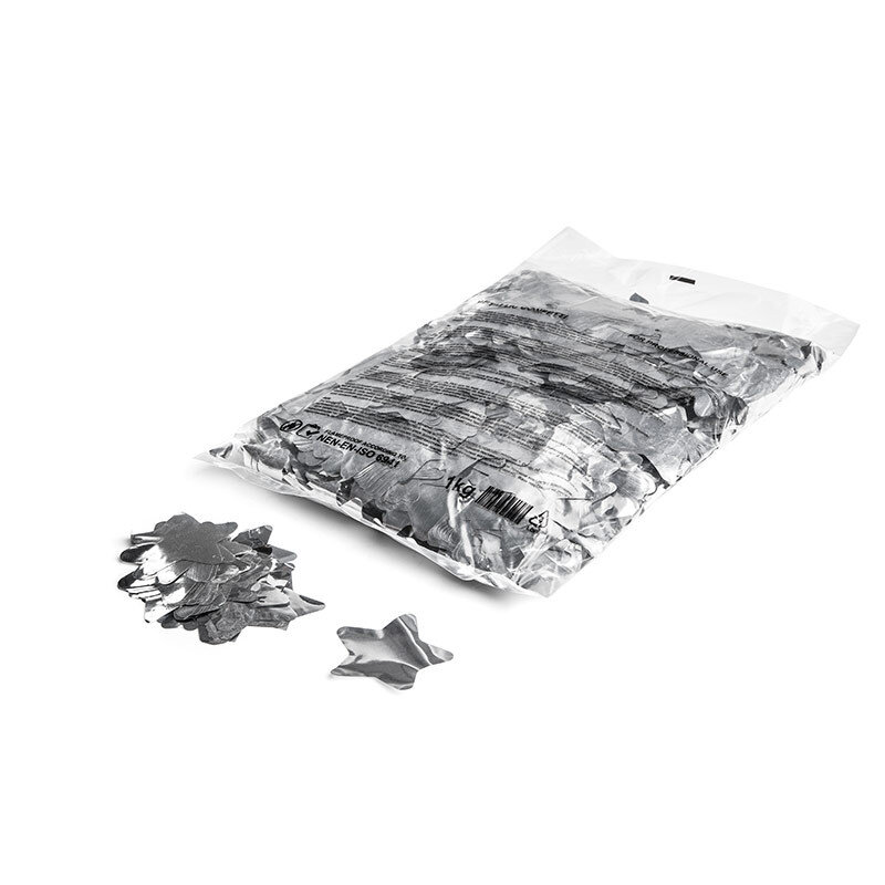 The Confetti Maker Metallic confetti stars - Silver CON14SL