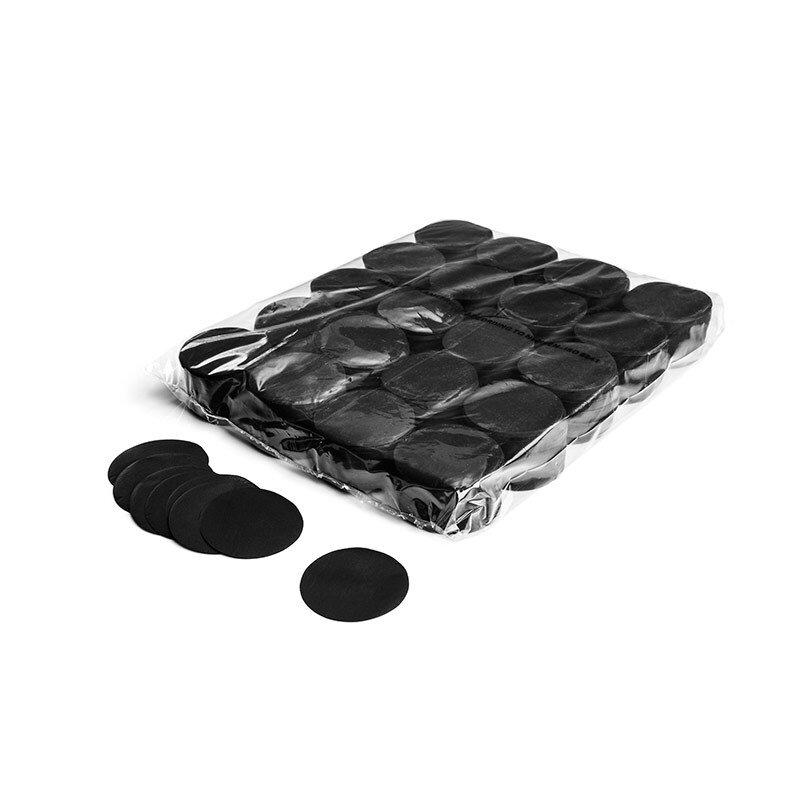 The Confetti Maker Slowfall confetti round - Black CON02BL